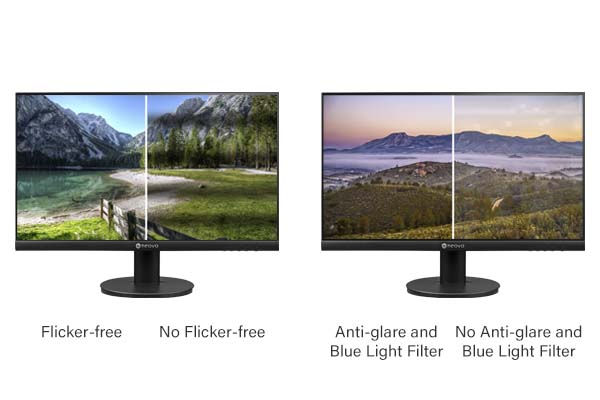 ag neovo LW-Series 1080p bezel less monitor features Flicker-free Technology