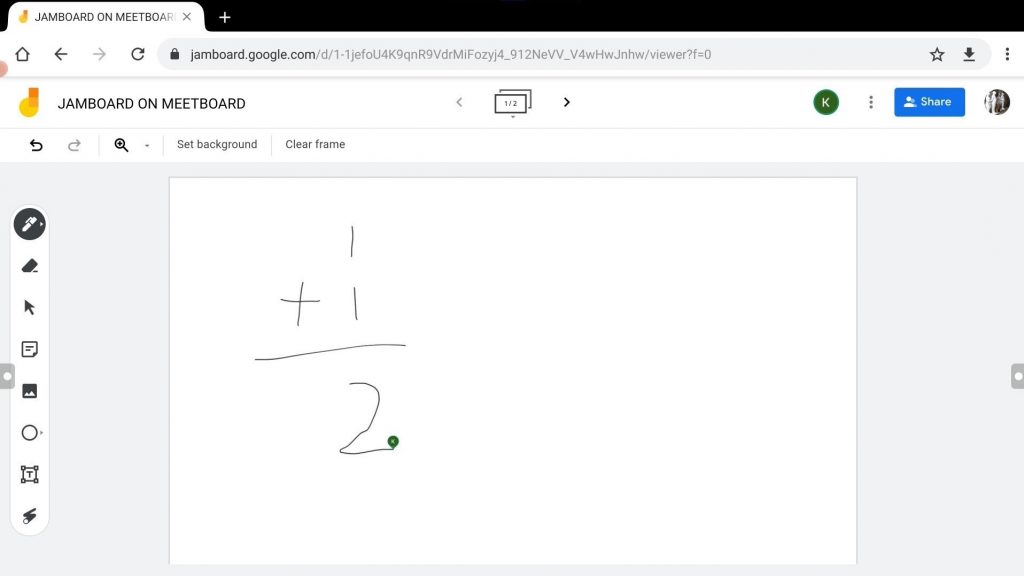 doing Math with remote colleagues on Meetboard 