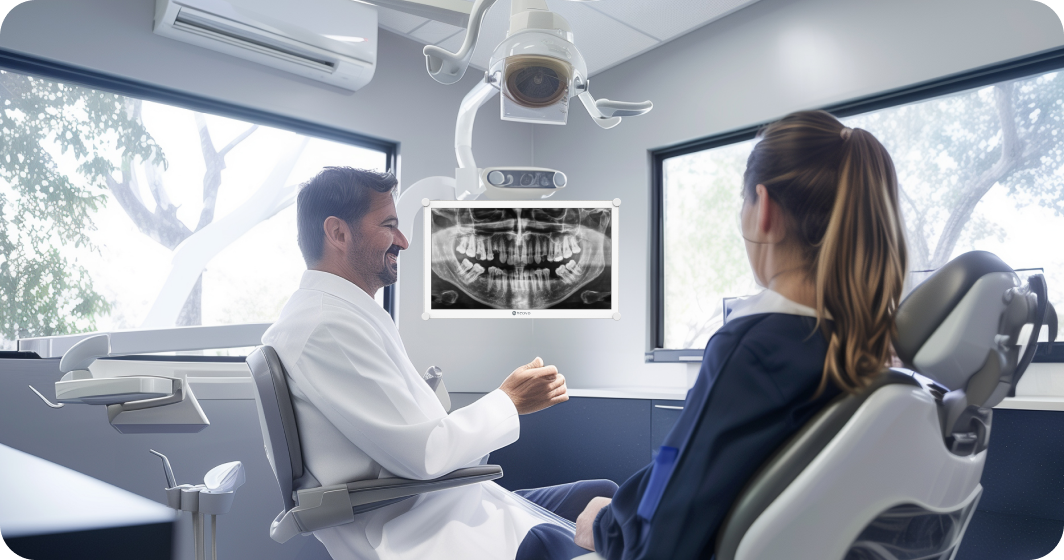 Dental monitor_x ray image