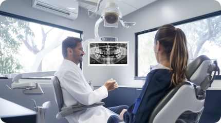 Dental monitor_x ray image