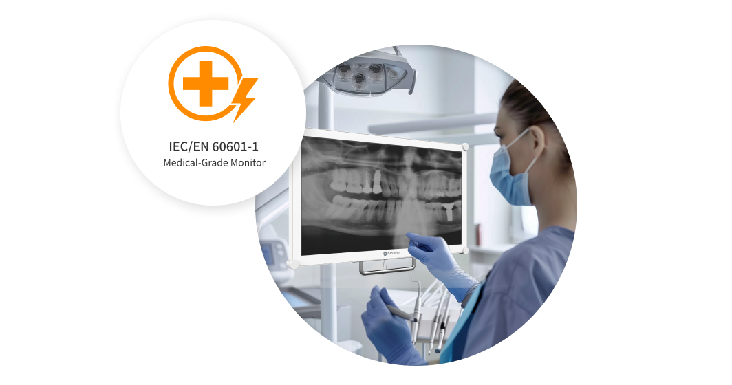 Dental Monitors__IECEN 60601 Certified Safety