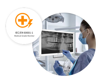 Dental Monitors_IECEN 60601 Certified Safety