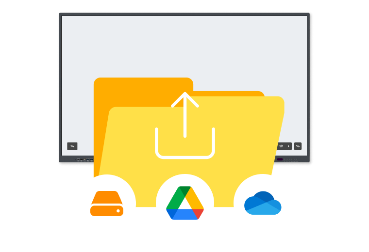 AG Neovo Meetboard 4 interactive display smart board supports google drive, one drive.