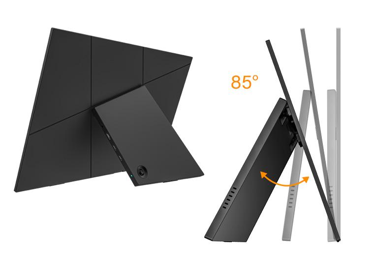 AG Neovo N1651 OLED portable monitor supports 85 degree adjustment