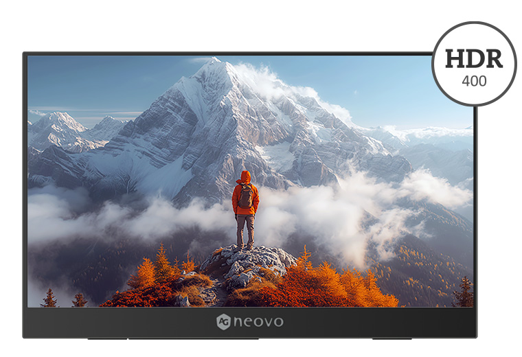 AG Neovo N1651 OLED portable monitor is HDR400 ready