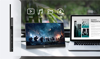 N1651 可攜式螢幕配備 USB Type-C 連接埠圖示_手機版